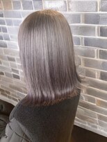 ソワン ドゥ ブレス 立花店(soin de brace) ヤクジョカラー×グレージュ×外ハネボブ/小顔