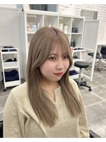 リアン バイ キートス(Lien by kiitos)&nbsp;ハイトーンベージュ/ミルクティーベージュ/ブリーチダブルカラー