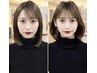 【指名不可】カット＋カラー＋エスタブリッシュトリートメント　10900円
