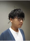 縦落ちナチュラルパーマ