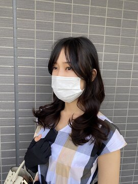 ヨペ(yeope) 【コテ巻き風】くびれレイヤーカットに大人のチョコカラー