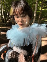 ダリー 白石店(Dali) マッシュショート・デザインカラー・ポイントカラー・イエロー