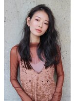 アグラントープ(a Gland taupe)&nbsp;かき上げバング小顔◇韓国ロングレイヤー