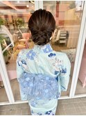 ヘアアレンジ＊まとめ髪＊浴衣着付☆_Pink行徳駅 妙典駅 浦安駅