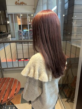 エイム ヘアメイク 横川店(eim HAIR MAKE) くすみピンクベージュ