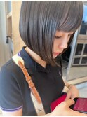 【坂本拓麻】ブリーチなし色素薄めオリーブアッシュカラー
