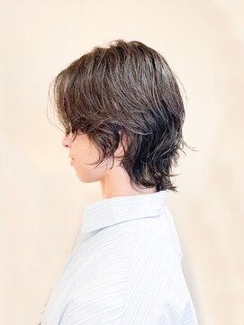 ビアンコ(BlANCO) ミディアム無造作パーマ