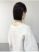 エレノア 新宿西口店(Eleanor)&nbsp;ラインボブ/ピンクブラウン