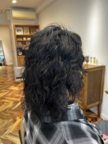 ステム(stem)&nbsp;メンズ　ロング　ウルフ　パーマ