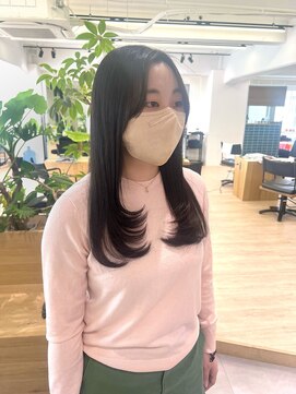 オーシャン(Ocean) 【Ocean Hair&Life田中愛梨】韓国風/フェイスレイヤー/レイヤー