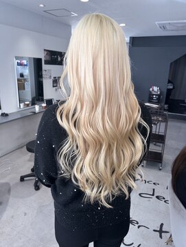 キング(K!ng) 縮毛矯正髪質改善ハイライトレイヤーカット楠葉美容室エクステ