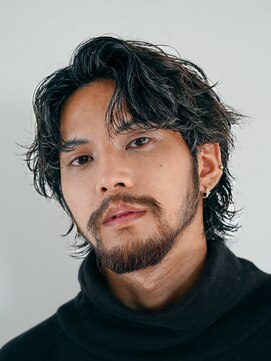 フィフス 仙台(fifth) 仙台スパイキーショートパーマフェザーパーマ30代メンズヘア黒髪