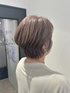 リュネッツ あざみ野店(lunettes) 【白髪ぼかし】ハイライトベージュカラー