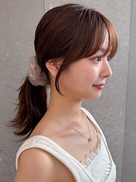 ロンドワン 三宮元町(Lond one) 小顔前髪顔まわりカット/フェイスレイヤー/後れ毛カット/韓国