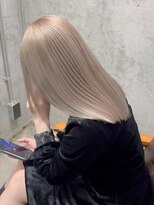 オルズ 渋谷(ALLZ)&nbsp;ミルクティーブロンドケアブリーチケアカラーハイトーン
