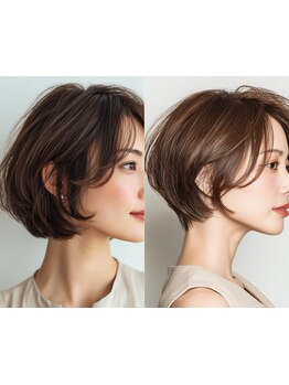 お手入れが楽になる★ショート初挑戦の方も、カウンセリングから似合わせカットで、納得のいくスタイルに♪