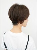 白髪ぼかしハイライト◎くびれショート