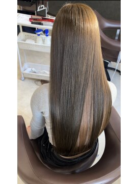 髪質改善×インナーカラー