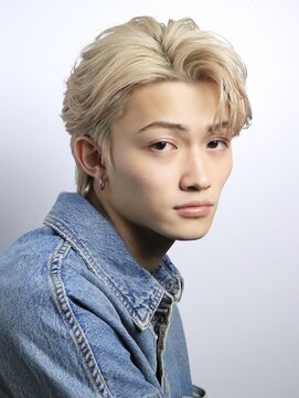 ルーシー 渋谷(LUCEY) センターパートフェザーパーマシャドウパーマメンズパーマ