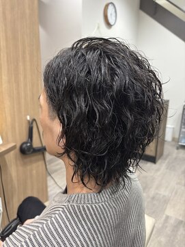 メンズスパイラルパーマ