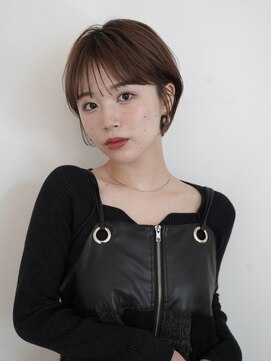 ロンドアンメゾン 原宿(Lond un Maison.) オリーブグレー/レイヤーカット/黒髪/マロンベージュ/原宿0112