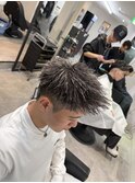 ホワイトメッシュツイストジェットモヒカン