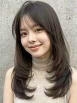 モッズヘア 越谷(mod's hair)&nbsp;ロングウルフ/ハッシュカット/ダークアッシュ/小顔レイヤーp越谷