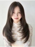 レイヤーカット/ロングレイヤー/韓国ヘア