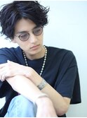 那覇/刈り上げセンターパート/波巻きツイストスパイラル
