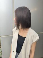 ReFa認定プレミアムサロン 全席個室美容室 Zina ガーデンズ千早【6/27OPEN(予定)】&nbsp;《Zina千早 藤》切りっぱなし/ボブ/グレージュ/20代30代40代