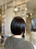 アシャ ヘアー ソリューション 神戸店(asha hair solution) ダークパープル/ナチュラルショート/夏のヘアアレンジ/摂津本山