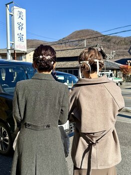 ウィッチ(witch)の写真/お友達と一緒にお気軽に！お出掛けヘアセット。