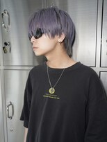 ラッドルーム(LAD ROOM.) シースルーマッシュ/レイヤーカット/ブルーラベンダー