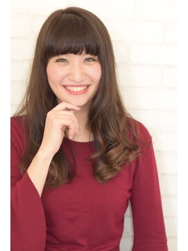 エイルヘアーガーデン(EIL hair Garden) 【EIL久留米】ふわふわデジタルパーマ×厚めバング