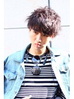ハピネス 河原町店(Happiness) 王道メンズスマートマッシュ　アッシュブラウン