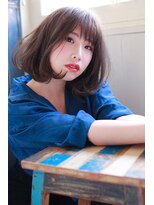 イロドリ ヘアーデザイン(IRODORI hair design) IRODORI　大人かわいいスウィングボブ　　［西尾一寛］