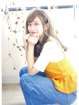 シーン(hair design SCENE) ≪SCENE 谷添担当☆≫透明感up◎やわらかグレージュ♪