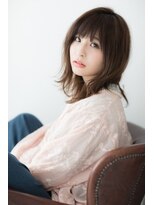 ルーチェ 溝の口(Luce)  ひし形シルエット厚めバングヴェールウェーブフェザーロング