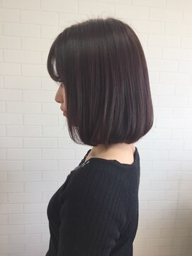 リブレ(LIBRE+hp) 《LIBRE恵比寿》大人ツヤ感ボブ☆ブラウンピンクベージュ