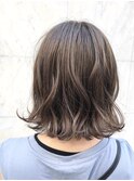 ミルクティーベージュボブ