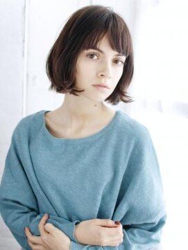 ナル 白山神社参道通り店(nalu) セミウエットのニュアンスカールボブ