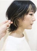 【morio成増/玉井】ウルフ　ハイライト　フェイスフレーミング