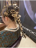 成人式水引きアレンジ
