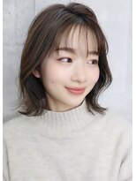 ブリス(VLISS)&nbsp;ナチュラルシースルーウエーブ＿ショコラベージュベビーバング