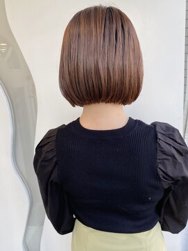 モリオ フロム ロンドン 大宮2号店(morio from London) 【なかじま ひびき】王道コンパクトワンレンボブ