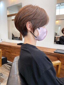 フラッグ ヘアー 天神西通り店(Flag HAIR) 大人ショート☆イルミナカラー☆酸性ストレート