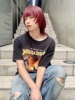 ディア(.eer) 【.eer/ディア】ワインレッド/マッシュウルフ/Y2Kスタイル