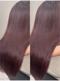 美髪になれる本気の髪質改善×大人気暖色系チェリーレッド