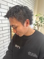 シフト(SHEEFT) アッシュブラックカラーナチュラルメンズショート20代30代