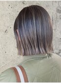 ぱつっとボブ×バレイヤージュ